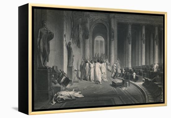 'The Death of Caesar. (Julius Caesar)', c1870-JC Armytage-Framed Premier Image Canvas