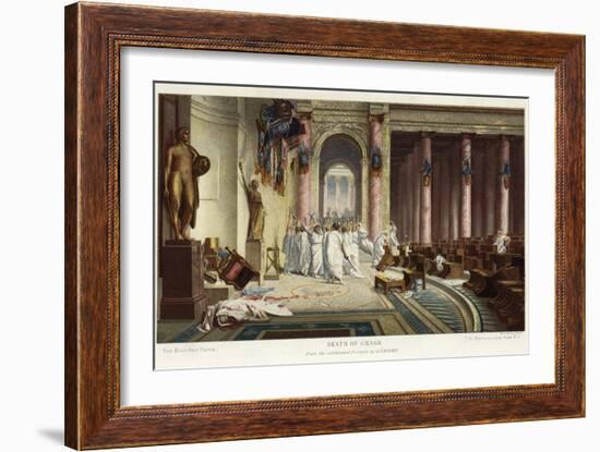 The Death of Caesar-Jean Leon Gerome-Framed Giclee Print