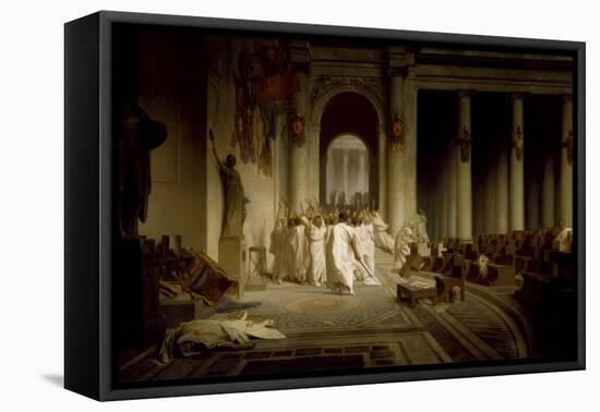 The Death of Caesar-Jean-Léon Gerôme-Framed Premier Image Canvas