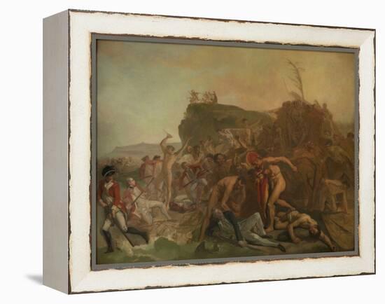 The Death of Captain James Cook, 14 February 1779, C.1795 (Oil on Canvas)-Johann Zoffany-Framed Premier Image Canvas