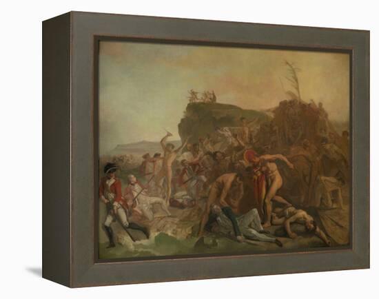 The Death of Captain James Cook, 14 February 1779, C.1795 (Oil on Canvas)-Johann Zoffany-Framed Premier Image Canvas