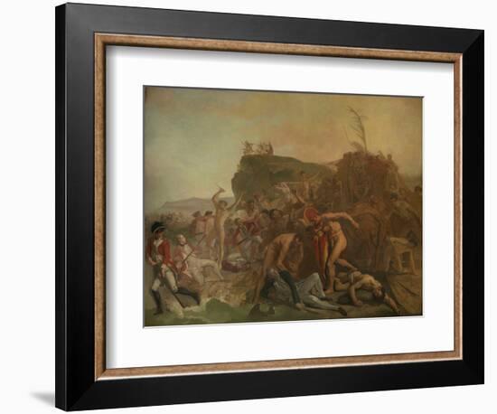 The Death of Captain James Cook, 14 February 1779, C.1795 (Oil on Canvas)-Johann Zoffany-Framed Giclee Print