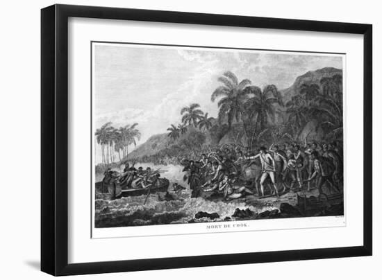 The Death of Captain James Cook 14th February 1779-Benard-Framed Giclee Print