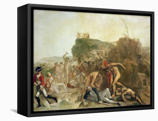 The Death of Captain James Cook, 14th February 1779-Johann Zoffany-Framed Premier Image Canvas
