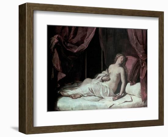 The Death of Cleopatra, 1648-Guercino-Framed Giclee Print