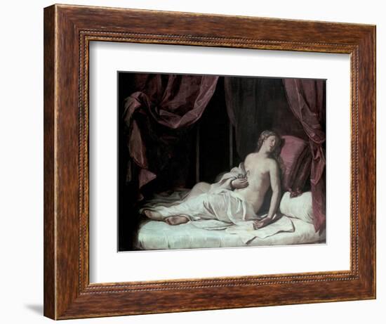 The Death of Cleopatra, 1648-Guercino-Framed Giclee Print