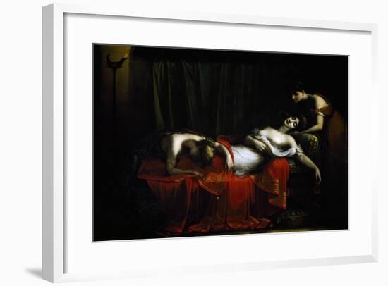 The Death of Cleopatra, 1824-Charles Boulanger De Boisfremont-Framed Giclee Print