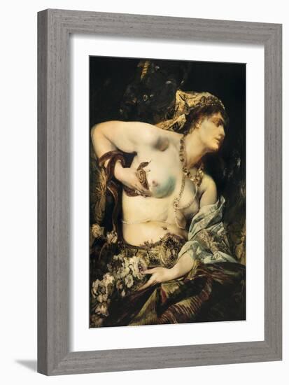 The Death of Cleopatra, 1875 (Painting)-Hans Makart-Framed Giclee Print