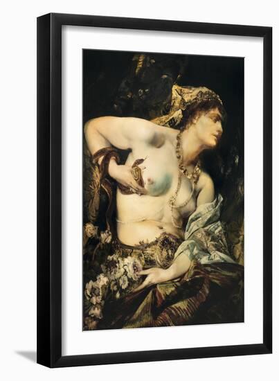 The Death of Cleopatra, 1875 (Painting)-Hans Makart-Framed Giclee Print