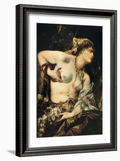 The Death of Cleopatra, 1875 (Painting)-Hans Makart-Framed Giclee Print