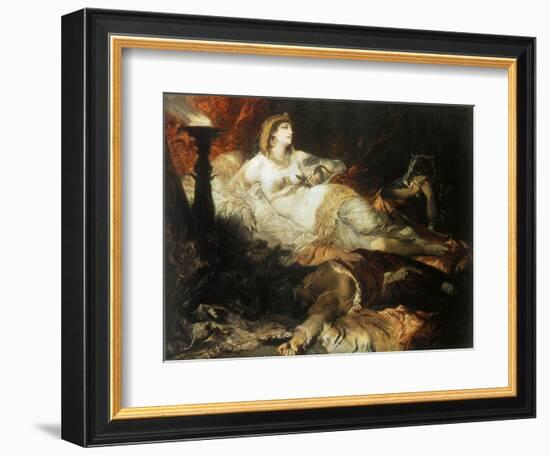 The Death of Cleopatra, 1875-Hans Makart-Framed Giclee Print