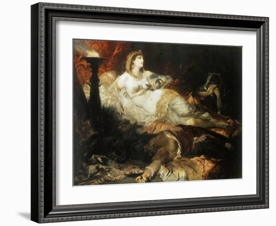 The Death of Cleopatra, 1875-Hans Makart-Framed Giclee Print