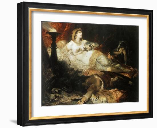 The Death of Cleopatra, 1875-Hans Makart-Framed Giclee Print