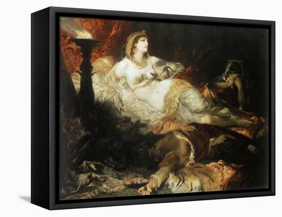 The Death of Cleopatra, 1875-Hans Makart-Framed Premier Image Canvas