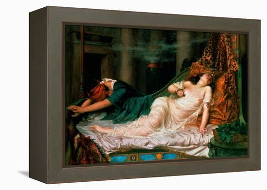 The Death of Cleopatra, 1892-Reginald Arthur-Framed Premier Image Canvas