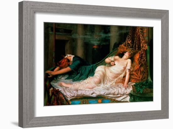 The Death of Cleopatra, 1892-Reginald Arthur-Framed Giclee Print