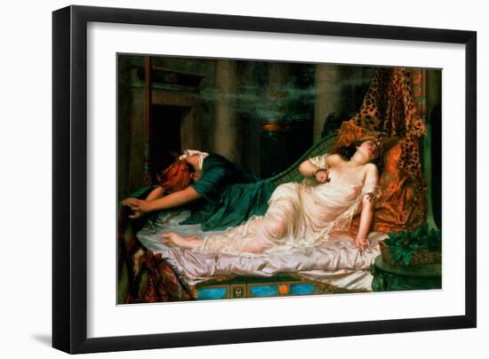 The Death of Cleopatra, 1892-Reginald Arthur-Framed Giclee Print