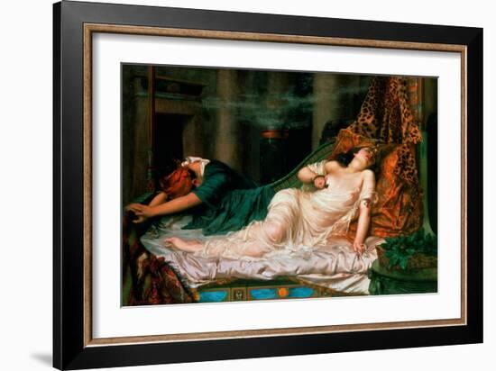 The Death of Cleopatra, 1892-Reginald Arthur-Framed Giclee Print