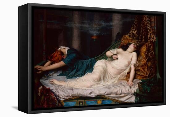 The Death of Cleopatra, 1892-Reginald Arthur-Framed Premier Image Canvas