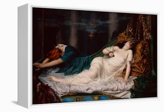 The Death of Cleopatra, 1892-Reginald Arthur-Framed Premier Image Canvas