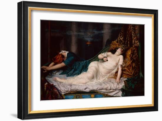 The Death of Cleopatra, 1892-Reginald Arthur-Framed Giclee Print