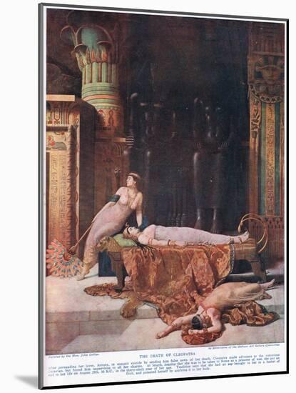 The Death of Cleopatra, C.1920-John Collier-Mounted Giclee Print