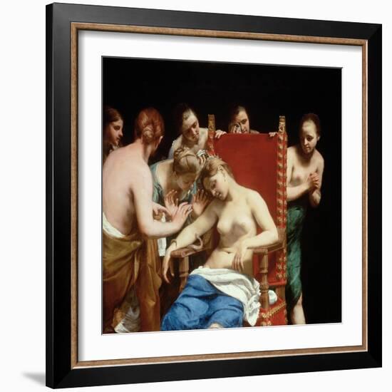 The Death of Cleopatra-Guido Cagnacci-Framed Giclee Print