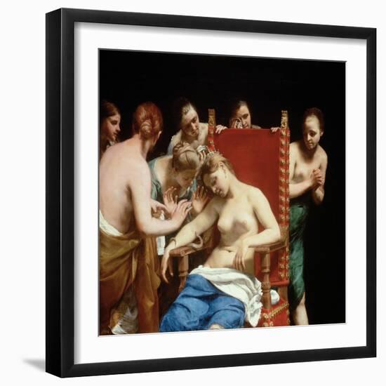 The Death of Cleopatra-Guido Cagnacci-Framed Giclee Print