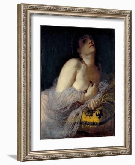 The Death of Cleopatra-Arnold Böcklin-Framed Giclee Print