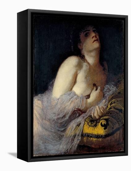 The Death of Cleopatra-Arnold Böcklin-Framed Premier Image Canvas