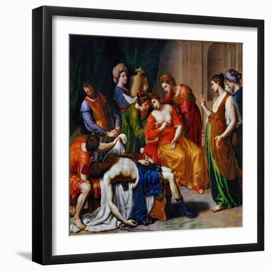 The Death of Cleopatra-Alessandro Turchi-Framed Giclee Print