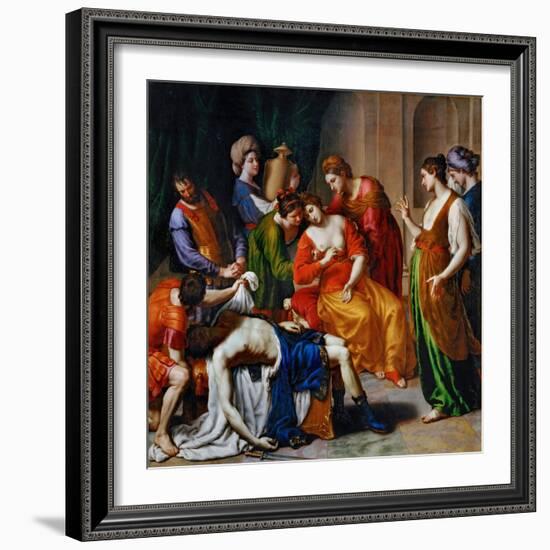 The Death of Cleopatra-Alessandro Turchi-Framed Giclee Print