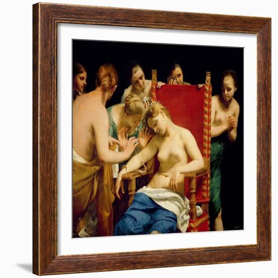 The Death of Cleopatra-Guido Cagnacci-Framed Giclee Print