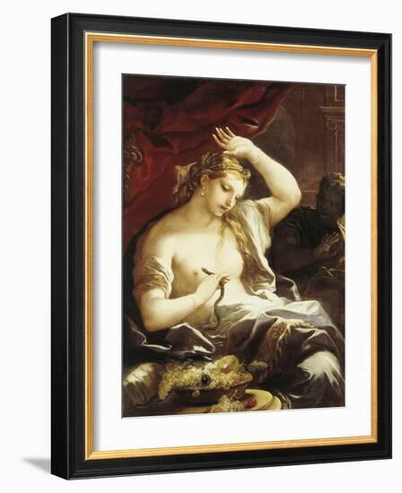 The Death of Cleopatra-Luca Giordano-Framed Giclee Print