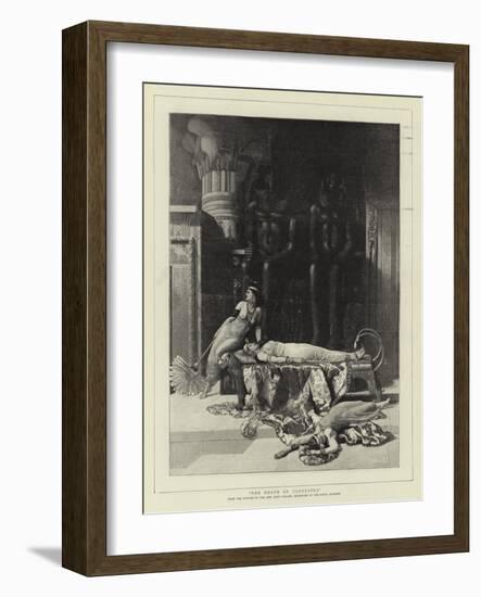 The Death of Cleopatra-John Collier-Framed Giclee Print