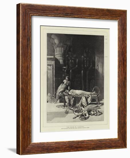 The Death of Cleopatra-John Collier-Framed Giclee Print