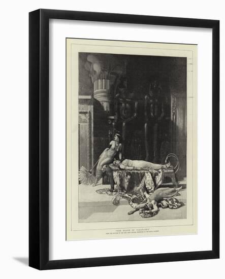 The Death of Cleopatra-John Collier-Framed Giclee Print