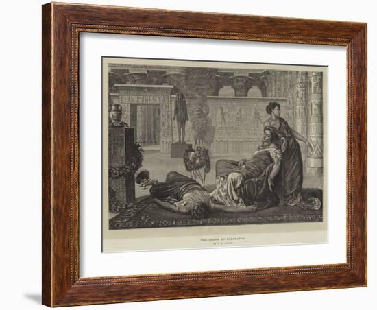 The Death of Cleopatra-Valentine Cameron Prinsep-Framed Giclee Print