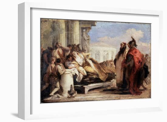 The Death of Dido, 1757-1760-Giovanni Battista Tiepolo-Framed Giclee Print