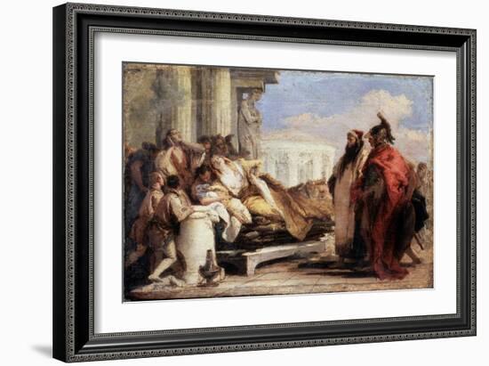 The Death of Dido, 1757-1760-Giovanni Battista Tiepolo-Framed Giclee Print