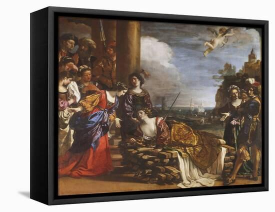 The Death of Dido-Guercino (1591-1666)-Framed Premier Image Canvas