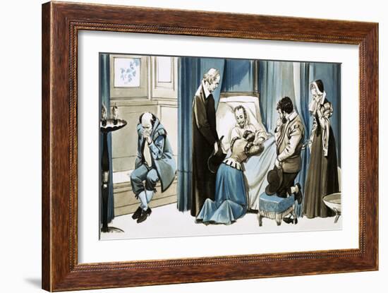 The Death of Don Quixote--Framed Giclee Print