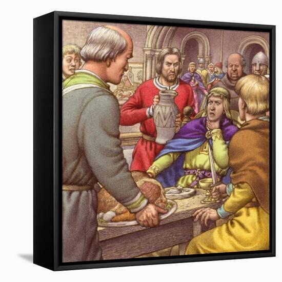 The Death of Eustace, Duke of Normandy-Pat Nicolle-Framed Premier Image Canvas