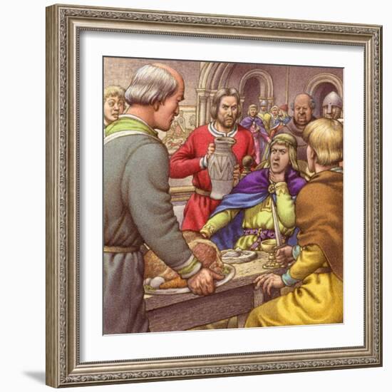 The Death of Eustace, Duke of Normandy-Pat Nicolle-Framed Giclee Print