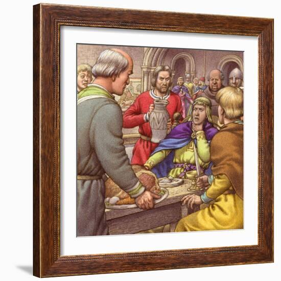The Death of Eustace, Duke of Normandy-Pat Nicolle-Framed Giclee Print