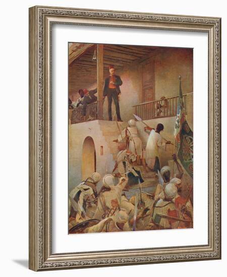 'The Death of General Gordon, Khartoum, 26 January 1885', 1893 (1906)-Unknown-Framed Giclee Print