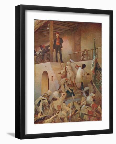 'The Death of General Gordon, Khartoum, 26 January 1885', 1893 (1906)-Unknown-Framed Giclee Print