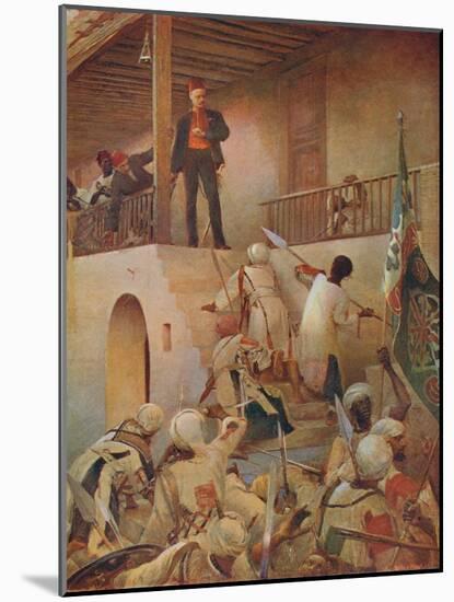 'The Death of General Gordon, Khartoum, 26 January 1885', 1893 (1906)-Unknown-Mounted Giclee Print