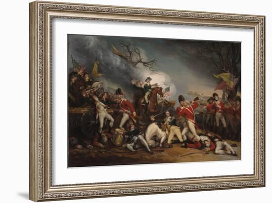 The Death of General Mercer at the Battle of Princeton, January 3, 1777-John Trumbull-Framed Giclee Print