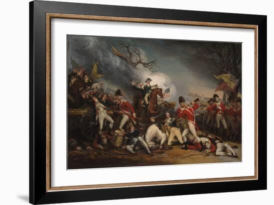 The Death of General Mercer at the Battle of Princeton, January 3, 1777-John Trumbull-Framed Giclee Print